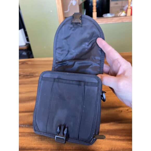 Nintendo 3DS Case Tote Black Cross Body Carrying Organizer Storage - NO STRAP - Picture 9 of 14